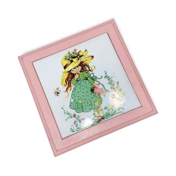 Holly Hobbie Other - Vintage Holly Hobbie Wooden Tile Top Jewelry Box